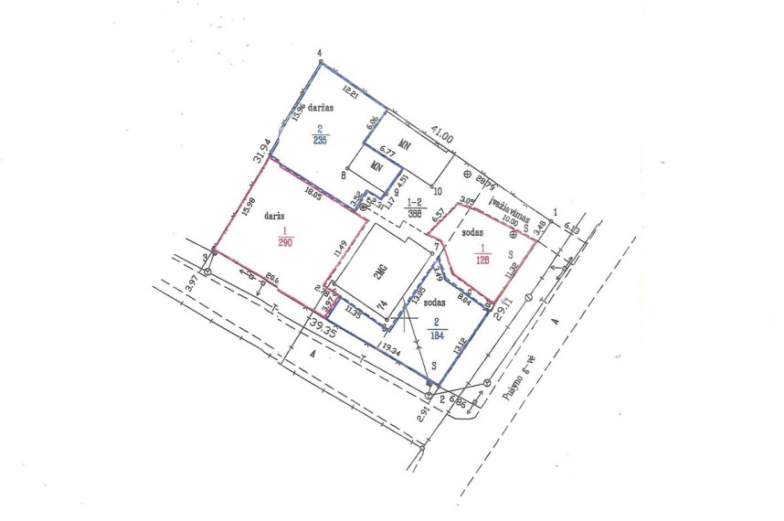 Parduodamas namas Pušyno g., Kuršėnų m., Šiaulių r. sav., 70.29 m2 ploto, 1 aukštai 24