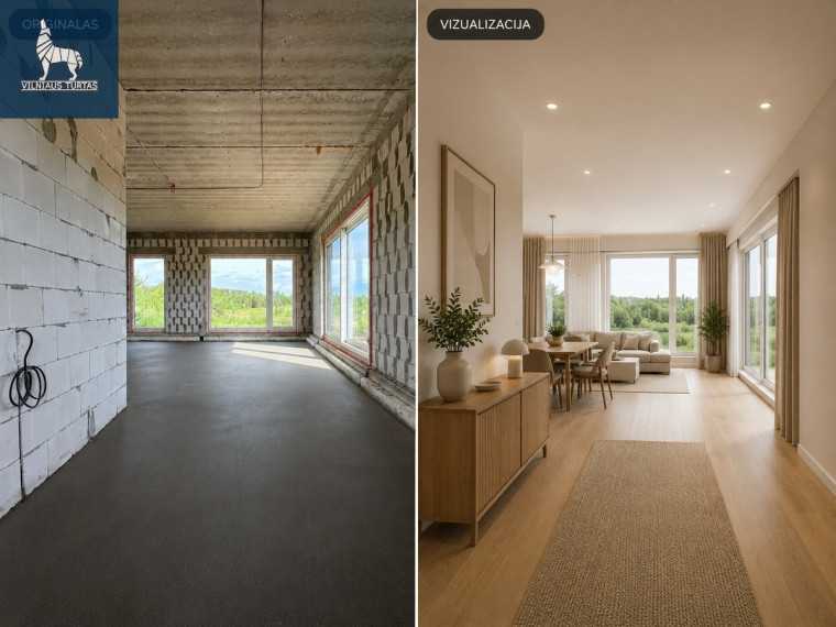 Parduodamas namas Trakų r. sav., Račkūnų k., Pušyno, 131.45 m2 ploto, 2 aukštai 2
