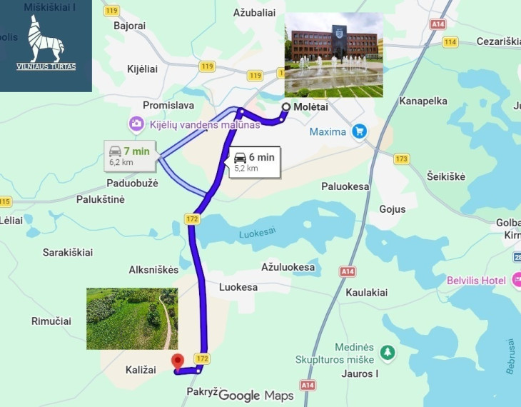 Parduodamas  sklypas Kaližų k., Molėtų r. sav., 133.2 a ploto 27
