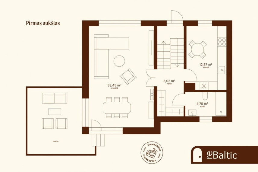 Parduodamas namas Vaidilutės g., Vilniaus m., Vilniaus m. sav., 135.13 m2 ploto, 3 aukštai 27