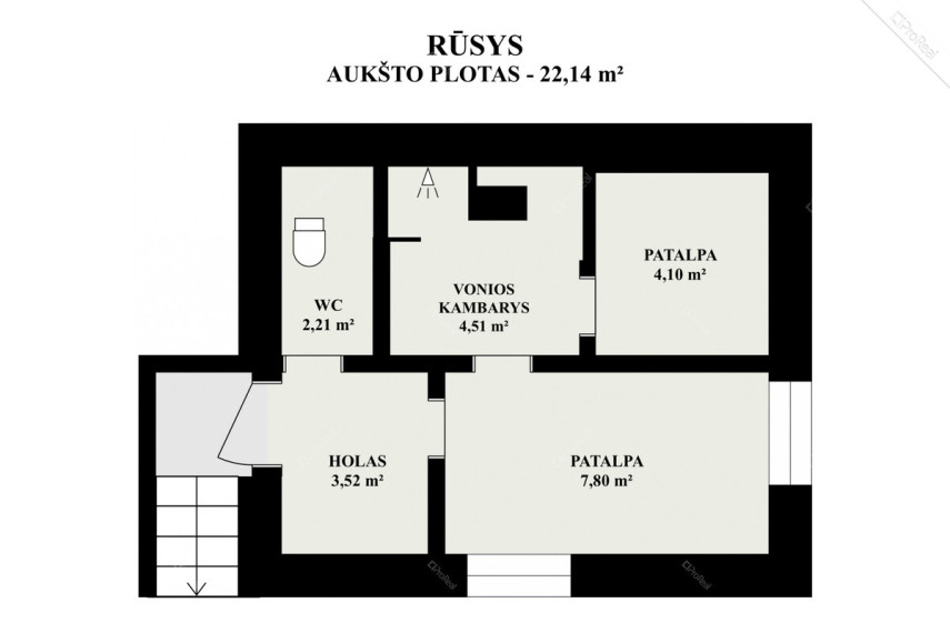 Parduodamas namas Vilniaus r. sav., Kalikstiškių vs., Ąžuolų 20-oji g., 77.08 m2 ploto, 2 aukštai 5