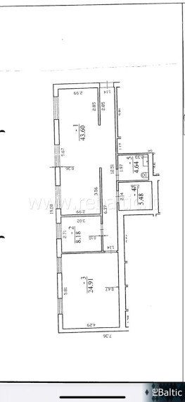 Parduodamos administracinės patalpos Šv. Stepono g., Vilniaus m., Vilniaus m. sav., 90 m2 ploto 17