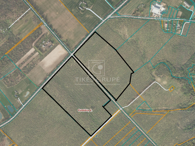 Parduodamas  sklypas Kėbliškių k., Prienų r. sav., 2154 a ploto 3