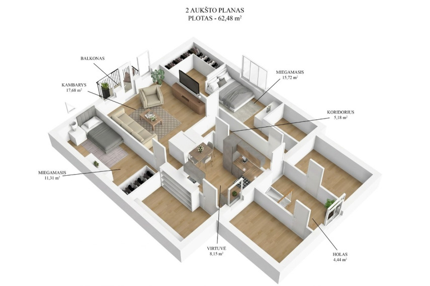 Parduodamas namas Naručio g., Vilniaus m., Vilniaus m. sav., 116.21 m2 ploto, 2 aukštai 7