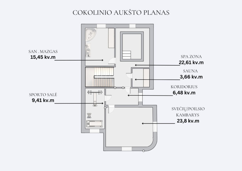 Parduodamas namas Žirgo g., Vilniaus m., Vilniaus m. sav., 305 m2 ploto, 3 aukštai 36