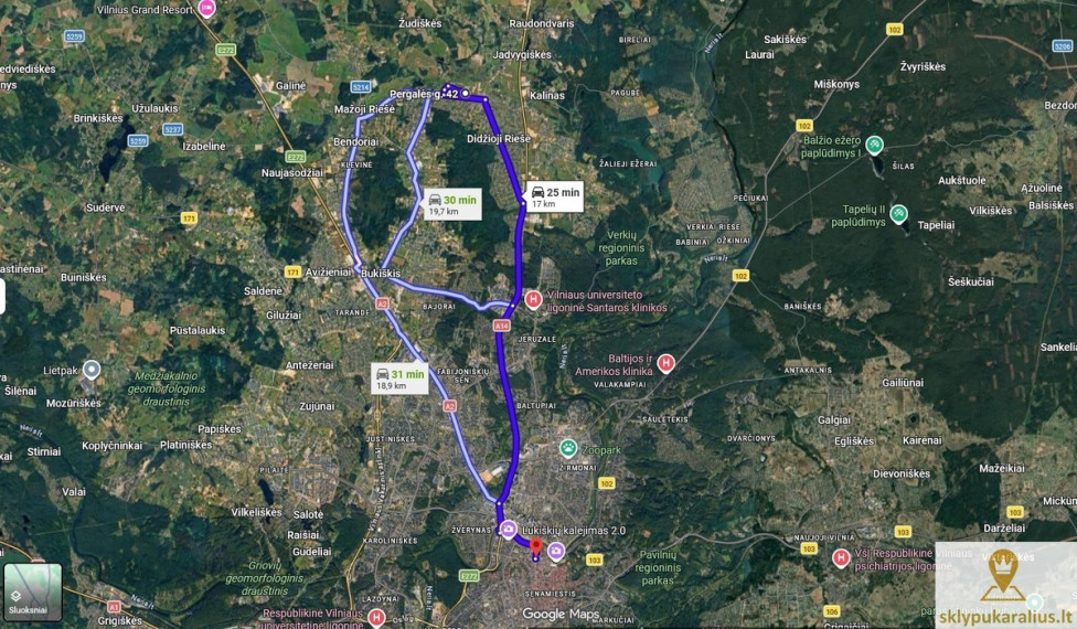 Parduodamas kitos paskirties sklypas Beržų g., Riešės k., Vilniaus r. sav., 16.31 a ploto 15
