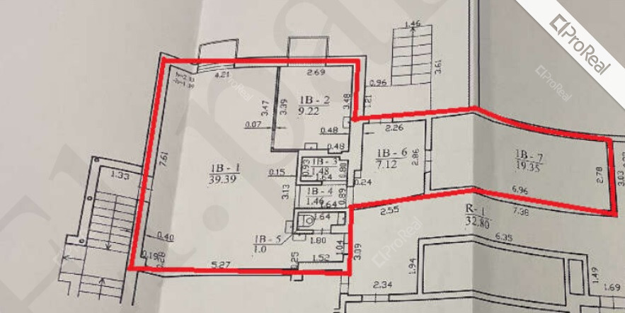 Parduodamos paslaugų, prekybos patalpos Šeškinės g., Vilniaus m., Vilniaus m. sav., 79.02 m2 ploto 17
