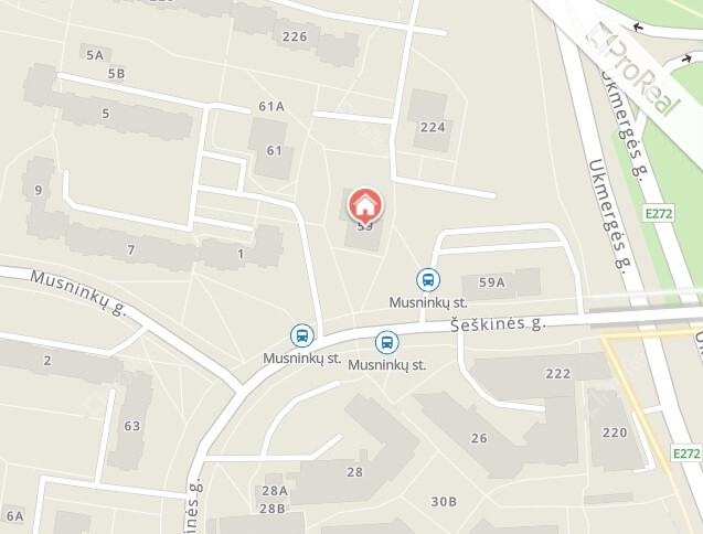 Parduodamos paslaugų, prekybos patalpos Šeškinės g., Vilniaus m., Vilniaus m. sav., 79.02 m2 ploto 18