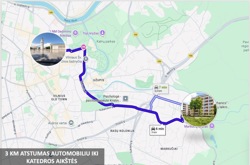 Parduodamas butas Pakraščio g., Vilniaus m., Vilniaus m. sav., 58.15 m2 ploto, 3 kambariai 35