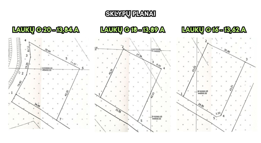 Parduodamas kitos paskirties sklypas Laukų g., Motaičių k., Šiaulių r. sav., 13.84 a ploto 4