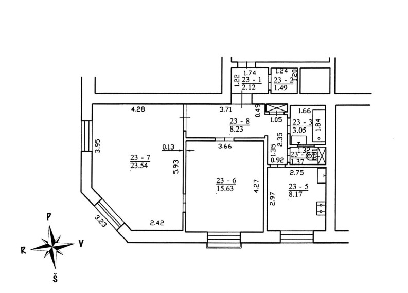 Parduodamas butas A. Goštauto g., Senamiestis, Vilniaus m., Vilniaus m. sav., 63.6 m² ploto 2 kambariai 14