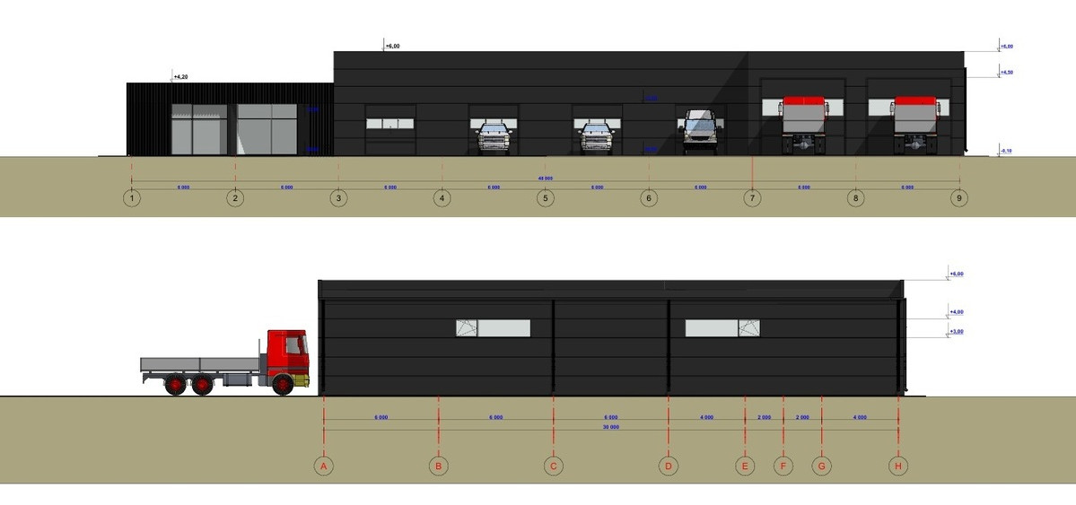 Nuomojamos administracinės, kitos paskirties, paslaugų, prekybos, sandėliavimo patalpos Aplinkkelio g., Dainų k., Šiaulių r. sav., 734.54 m2 ploto 13
