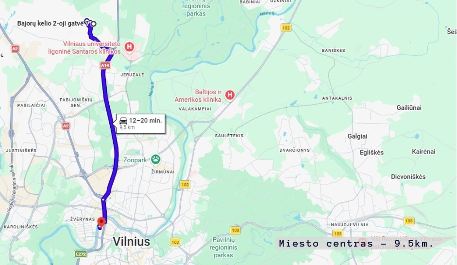 Parduodamas namas Bajorų Kelio 2-oji g., Vilniaus m., Vilniaus m. sav., 132 m2 ploto, 2 aukštai 36