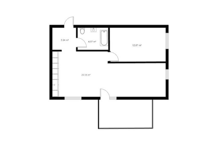 Parduodamas butas Šeimyniškių g., Žirmūnai, Vilniaus m., Vilniaus m. sav., 48.17 m2 ploto, 2 kambariai 24