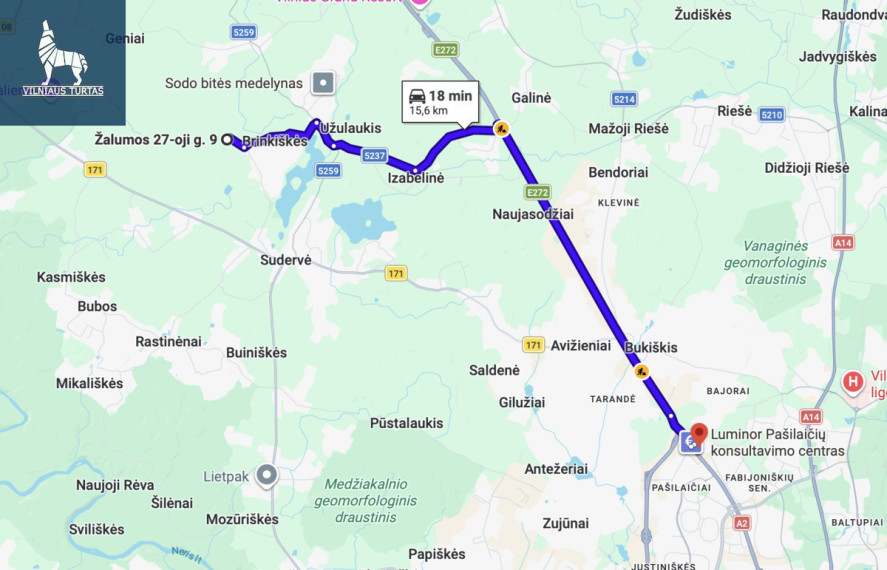 Parduodamas namas Vilniaus r. sav., Brinkiškių k., Žalumos 27-oji, 52.64 m2 ploto, 1 aukštai 31