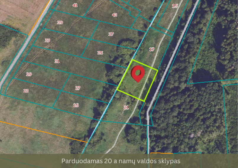 Parduodamas sklypas Nemėžos g., Murlinė, 20 a ploto 1