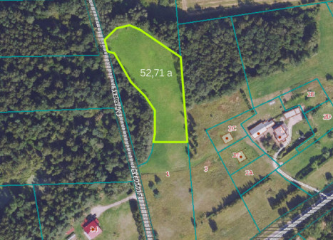 Parduodamas sklypas Ažulaukė, 52.71 a ploto Parduodamas sklypas Ažulaukė, 52.71 a ploto