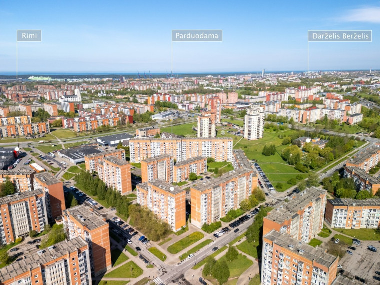 Parduodamas butas Kuncų g., Klaipėdos m., Klaipėdos m. sav., 62.05 m2 ploto, 2 kambariai 32