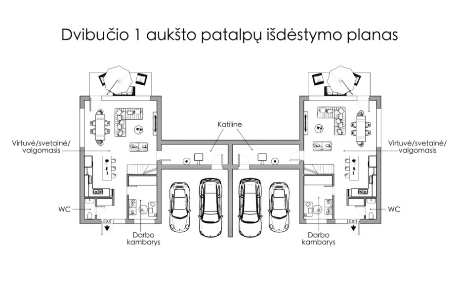 Parduodamas namas Trakų r. sav., Užukampio k., Ateities g., 148 m2 ploto, 2 aukštai 30