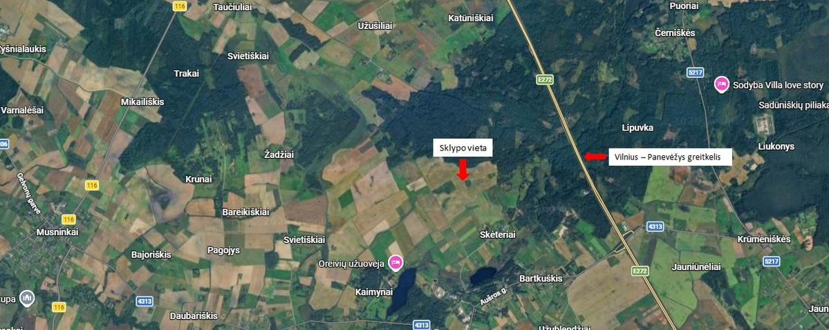 Parduodamas kitos paskirties sklypas Skėterių k., Širvintų r. sav., 2851 a ploto 17