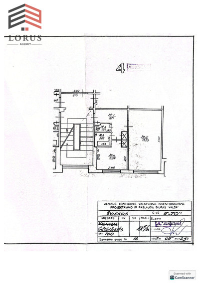 Parduodamas butas Šviesos g., Grigiškės, Grigiškės m., Vilniaus m. sav., 32.88 m2 ploto, 1 kambariai 13