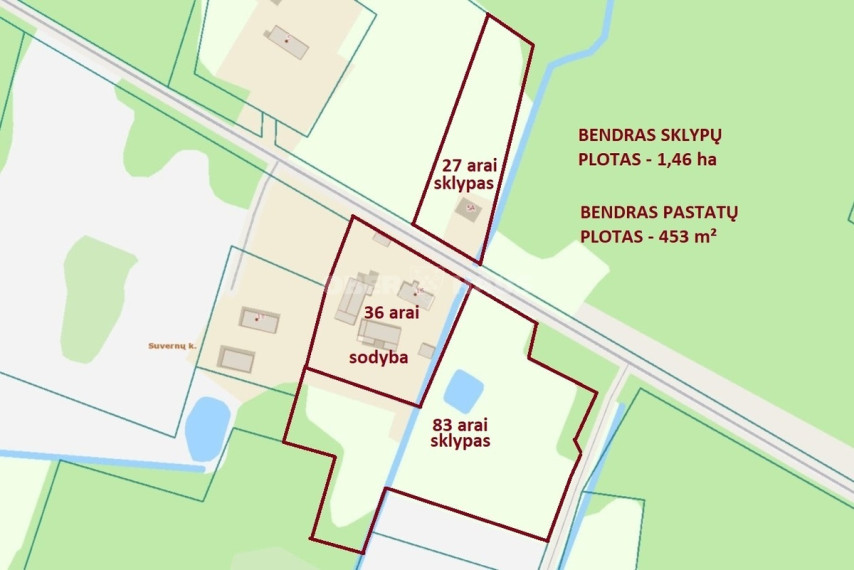 Parduodamas namas Jociškių g., Suvernų k., Šilutės r. sav., 76 m2 ploto, 1 aukštai 4