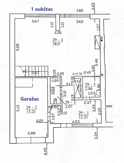 Nuomojamas namas Birutės g., Vėtrungė, Klaipėdos m., Klaipėdos m. sav., 139 m2 ploto, 2 aukštai 36
