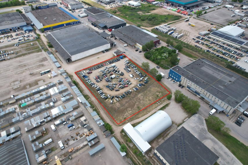 Nuomojamas komercinės paskirties sklypas Pramonės g., Pabaliai, Šiaulių m., Šiaulių m. sav., 70 a ploto 1