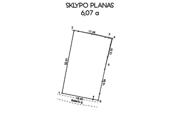 Parduodamas kitos paskirties sklypas Baltelio g., Vilniaus m., Vilniaus m. sav., 6.07 a ploto 8
