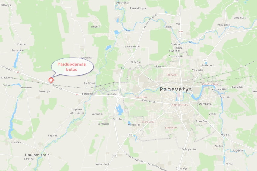 Parduodamas butas Šiaulių g., Algirdiškio k., Panevėžio r. sav., 56.84 m2 ploto, 3 kambariai 28