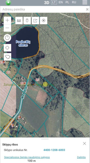 Parduodamas sklypas Mažoji g., Noselėnų k., Švenčionių r. sav., 70 a ploto 1