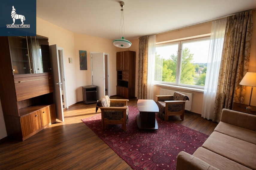 Nuomojamas butas Apuokų g., Aukštieji Paneriai, Vilniaus m., Vilniaus m. sav., 25 m2 ploto, 1 kambariai 3