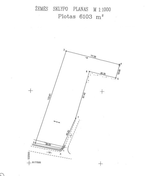 Parduodamas sklypas Taikos g., Trakiškis, 61.03 a ploto 4
