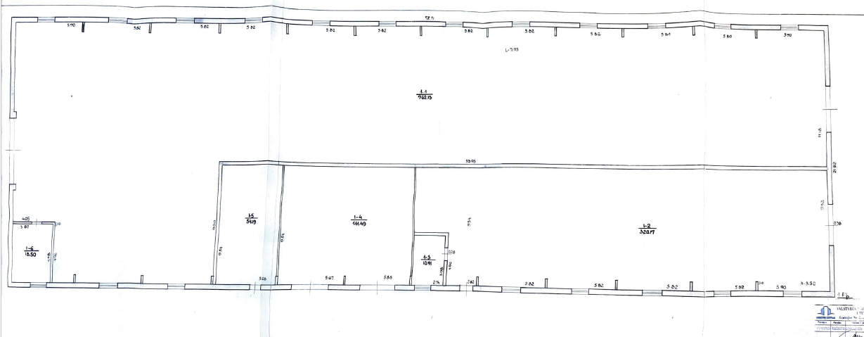 Parduodamos patalpos Adomiškio k., Utenos r. sav., 1477.39 m² ploto 21