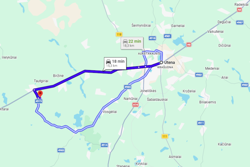 Parduodamos patalpos Adomiškio k., Utenos r. sav., 1477.39 m² ploto 22