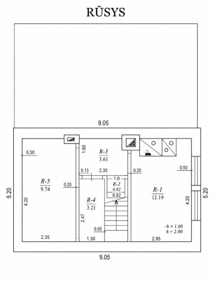 Parduodamas namas Parko g., Pilies I k., Jurbarko r. sav., 129 m2 ploto, 2 aukštai 15