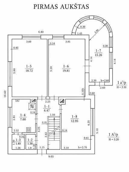 Parduodamas namas Parko g., Pilies I k., Jurbarko r. sav., 129 m2 ploto, 2 aukštai 16