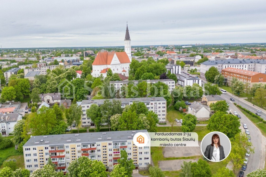 Parduodamas butas Talšos g., Šiaulių m., Šiaulių m. sav., 44.48 m2 ploto, 2 kambariai 1
