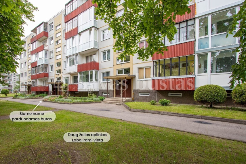 Parduodamas butas Talšos g., Šiaulių m., Šiaulių m. sav., 44.48 m2 ploto, 2 kambariai 2