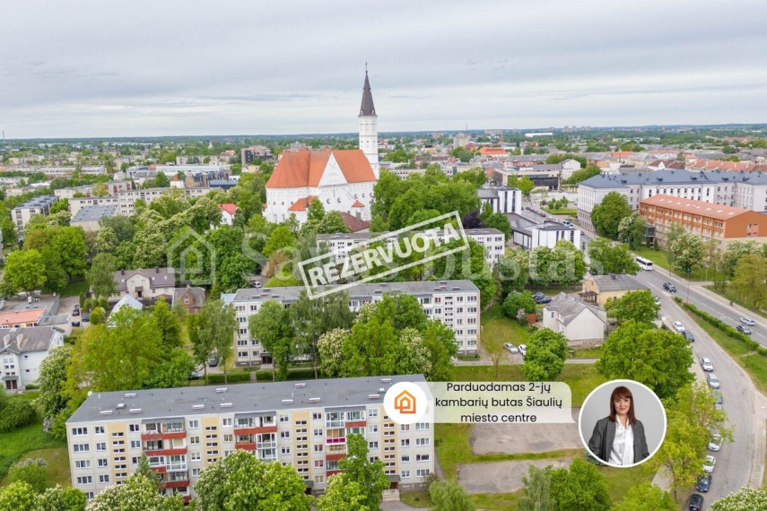 Parduodamas butas Talšos g., Šiaulių m., Šiaulių m. sav., 44.48 m2 ploto, 2 kambariai 1