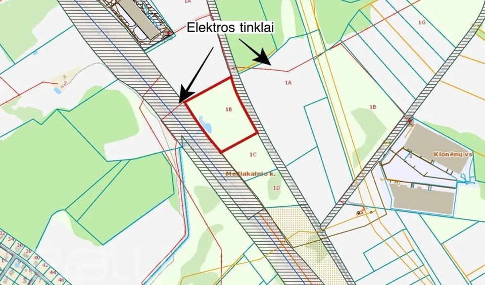 Parduodamas  sklypas Meiliakalnio k., Širvintų r. sav., 115 a ploto 16