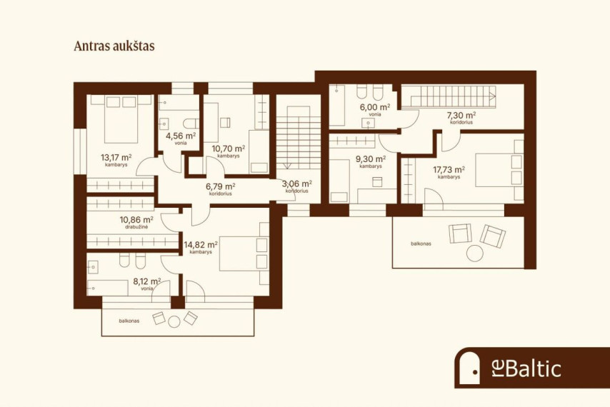 Parduodamas namas Viršupio Sodų 1-oji g., Vilniaus m., Vilniaus m. sav., 256.69 m2 ploto, 2 aukštai 14