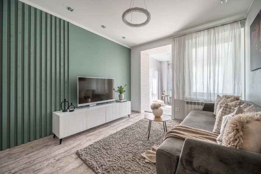 Parduodamas butas Šalčininkų r. sav., Baltosios Vokės m., Vilniaus g.13, 54.42 m2 ploto, 2 kambariai 1