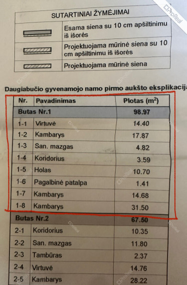 Parduodamas namas Keisūnų g., Pabradės m., Švenčionių r. sav., 111 m2 ploto, 1 aukštai 23