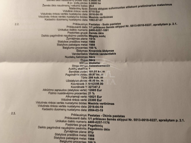 Parduodamas namas Derceklių k., Klaipėdos r. sav., 101 m2 ploto, 2 aukštai 5