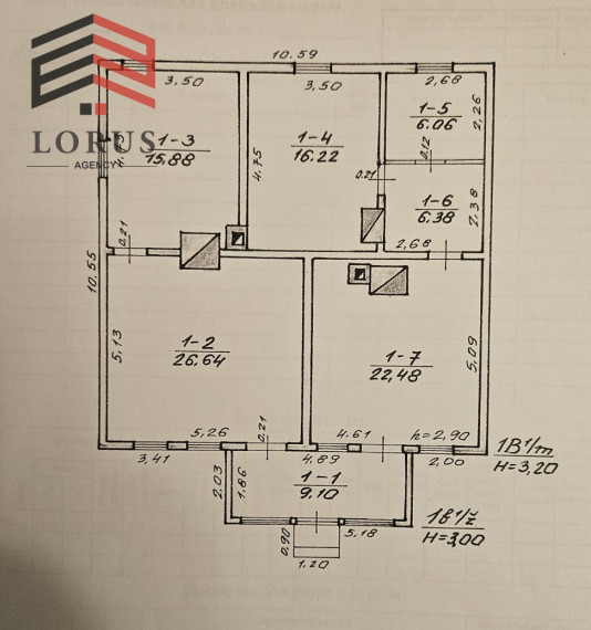 Parduodamas namas Vilniaus g., Lavoriškių k., Vilniaus r. sav., 102 m2 ploto, 1 aukštai 20