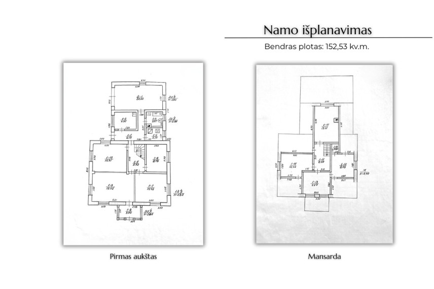 Parduodamas namas Pauplių k., Ukmergės r. sav., 152.53 m2 ploto, 2 aukštai 23