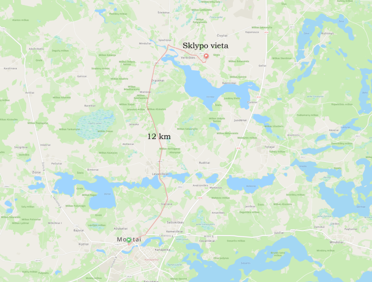 Parduodamas sklypas Pušies g., Verbiškių k., Molėtų r. sav., 74.00 a ploto 6