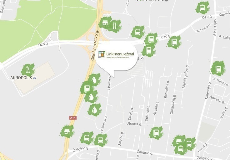 Nuomojamas butas Linkmenų g., Vilniaus m., Vilniaus m. sav., 53.66 m2 ploto, 3 kambariai 20
