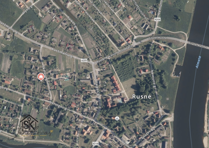 PARDUODAMAS NAMAS SU 31.04 A ŽEMĖS SKLYPU RUSNĖJE, SKALVIŲ G. 3 48